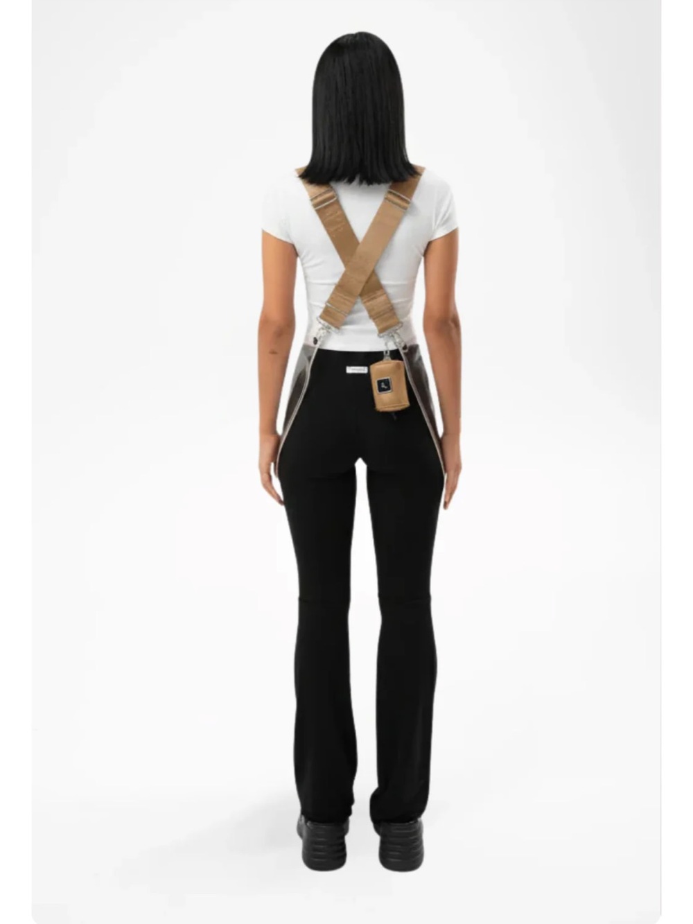 Tan straps for apron